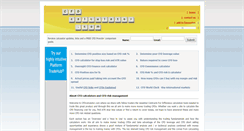 Desktop Screenshot of cfdcalculator.com
